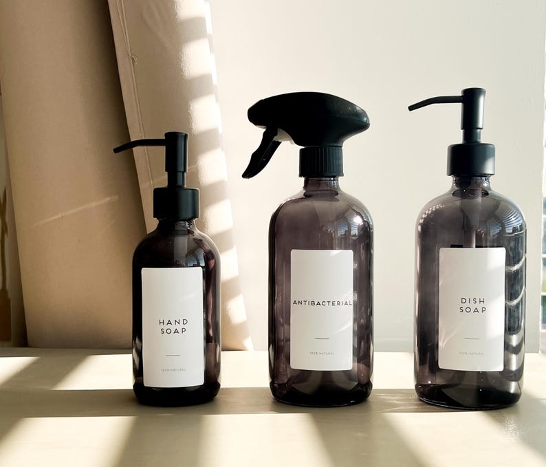 il_794xN.8444627723_a9qg.jpg Smoked Glass Spray Bottle Set - Image 1