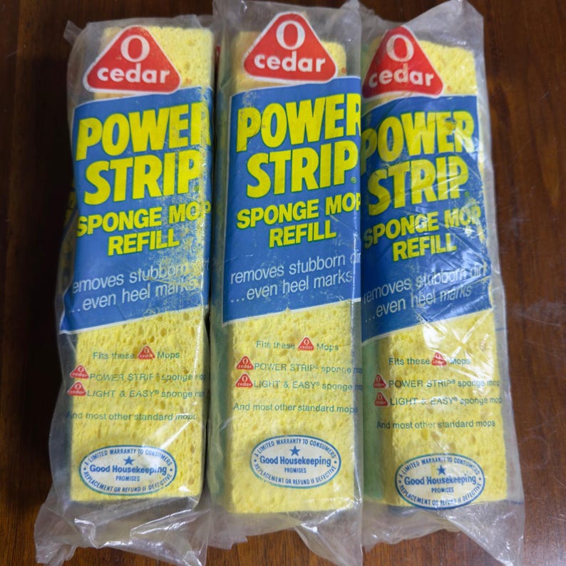 il_794xN.8520327110_3sn3.jpg O-Cedar Sponge Mop Refill Set - Image 1
